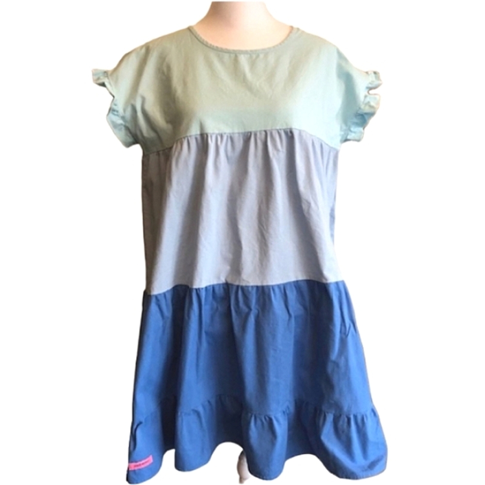 SIMPLY SOUTHERN Tiered Ruffle Colorblock Babydoll Dress NWT